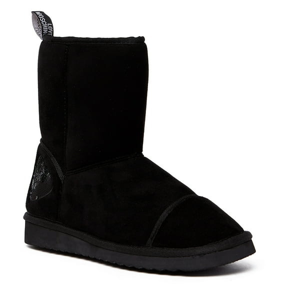 Love Moschino Black Ankle Snow Boots-7 for Womens