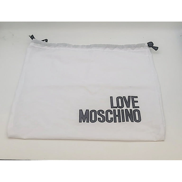 Love Moschino Drawstring Dust Bag 15 x 14 Color White