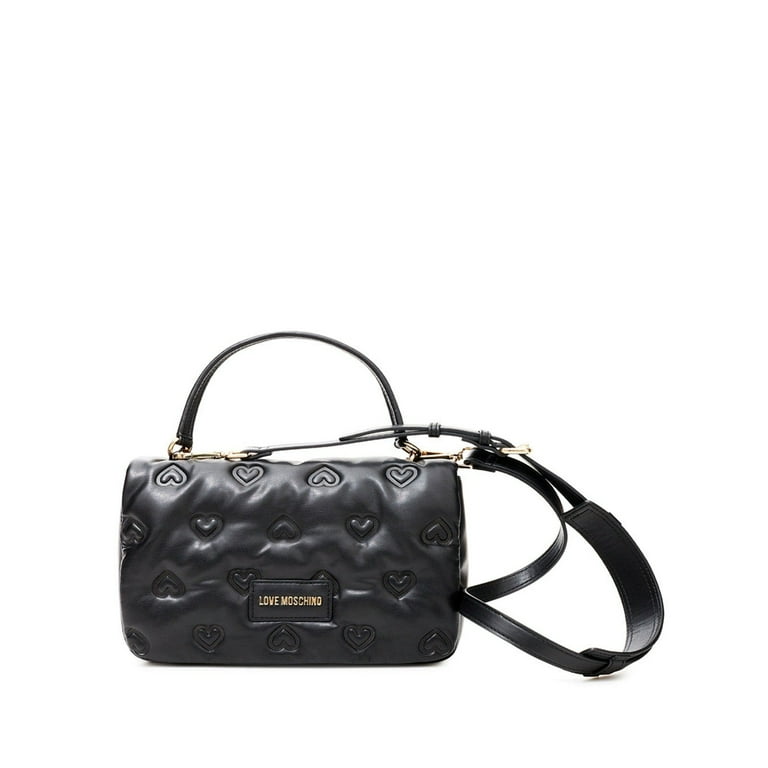 Love moschino embossed tote bag sale