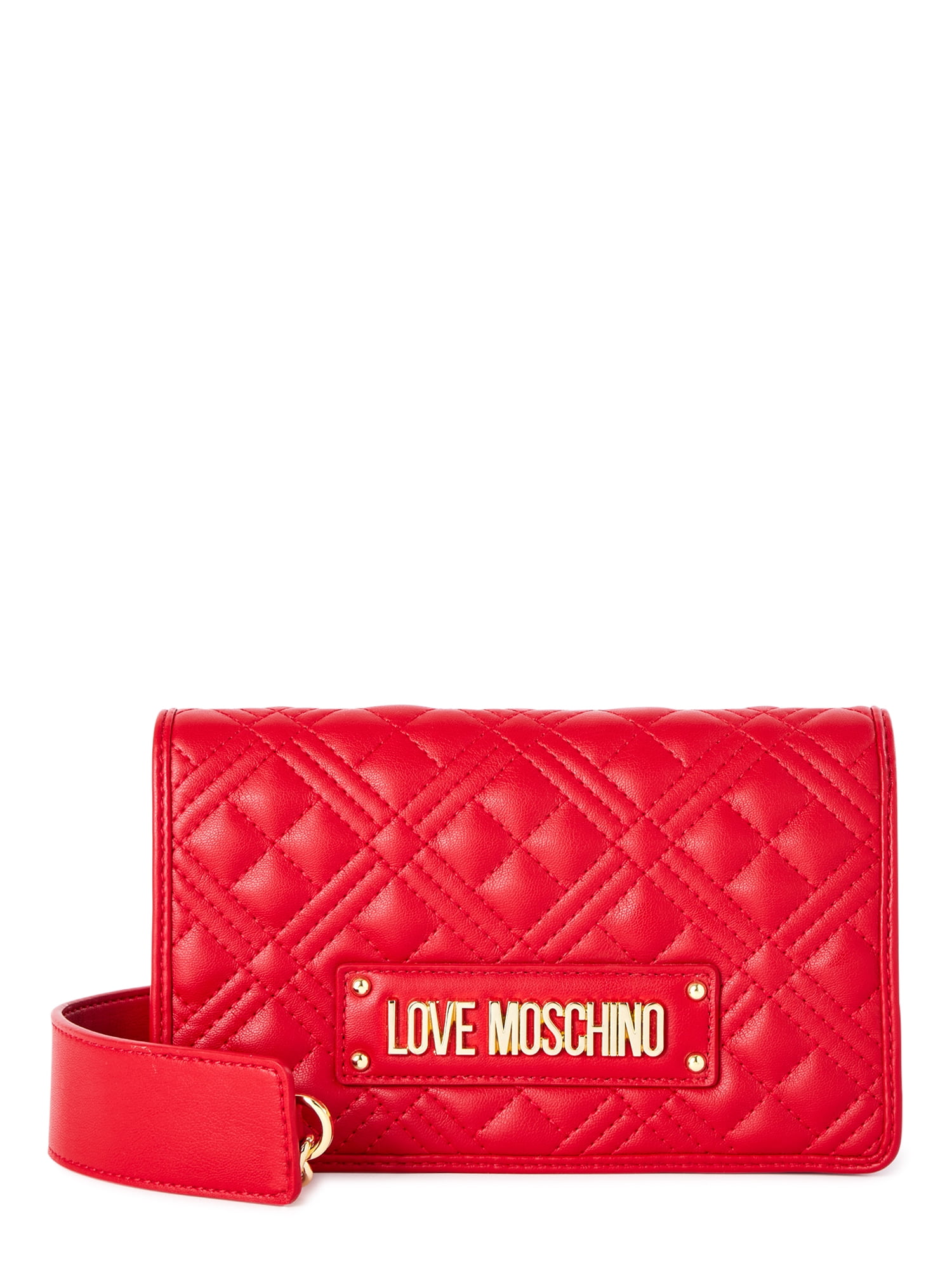 Crossbody bag Moschino Black in Suede - 35325580