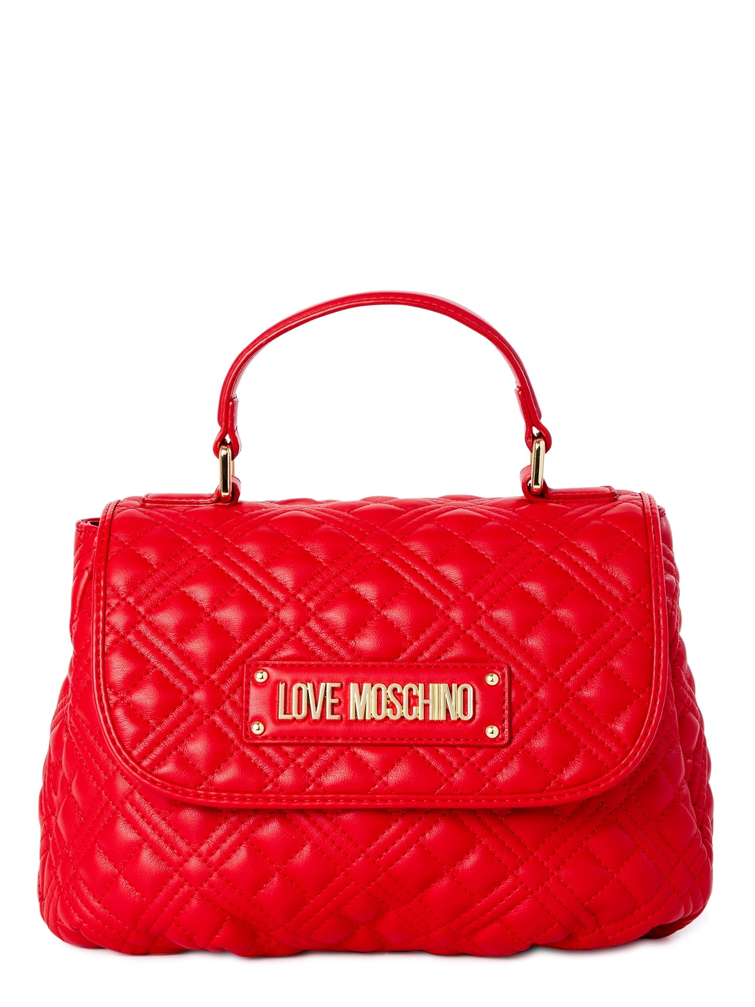 Love Moschino Women's Red Quilted Crossbody Bag