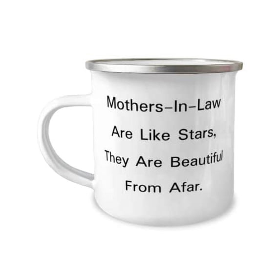 Love Mother-in-law 12oz Camper Mug, Mothers-In-Law Are Like Stars, They Are, Inappropriate Gifts for Mom, Holiday Gifts, Gifts for daughter, Gift ideas for daughter, Birthday gifts for daughter,