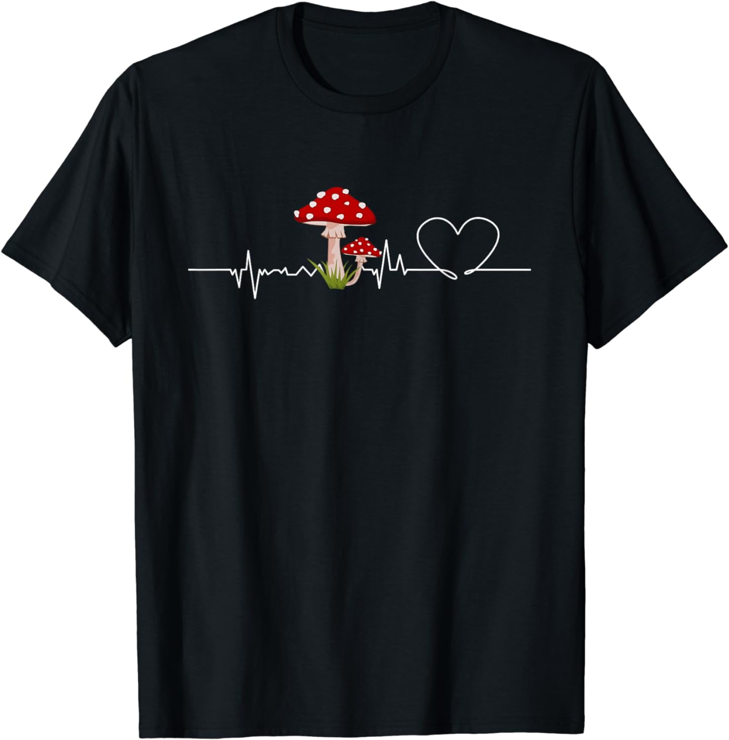 [ANDTHEOTHER] MUSHROOM COLORING SHORT-SLEEVED T-SHIRT/追跡付 PINK MUSHROOM COLORING SHORT-SLEEVED T-SHIRT - ANDTHEOTHER