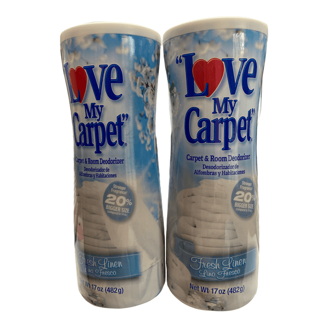Love My Carpet Fresh Linen Deodorizer 17 Oz, Room Odor Eliminator