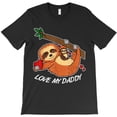 thumbnail image 1 of Love My Daddy Funny Heart Dad Tee Cute Father's Day Gift Outfit Graphic H43734 T-Shirt, for Men and Women, Up to Size 5XL, 1 of 2