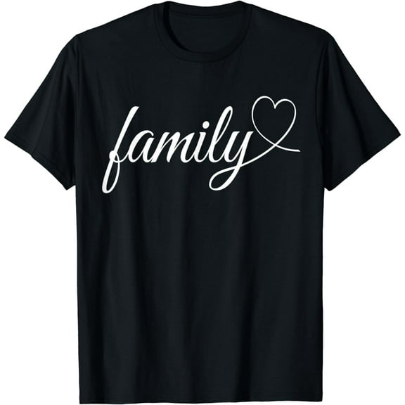Love My Family Cute Family Funny Creative Graphic T-Shirt