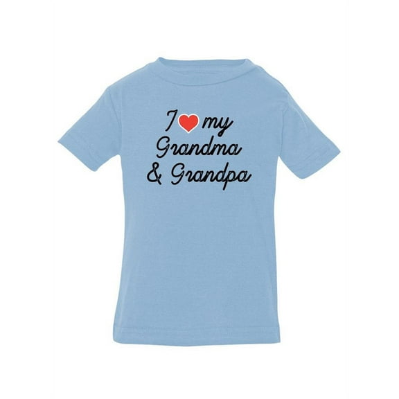 Love My Grandparents T-Shirt Infant -Smartprints Designs,  24 Months