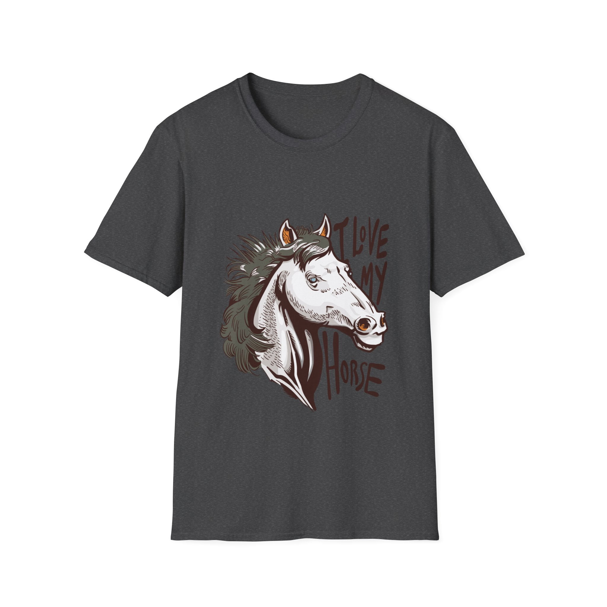 Love My Horse Motivational Equestrian Novelty TShirt