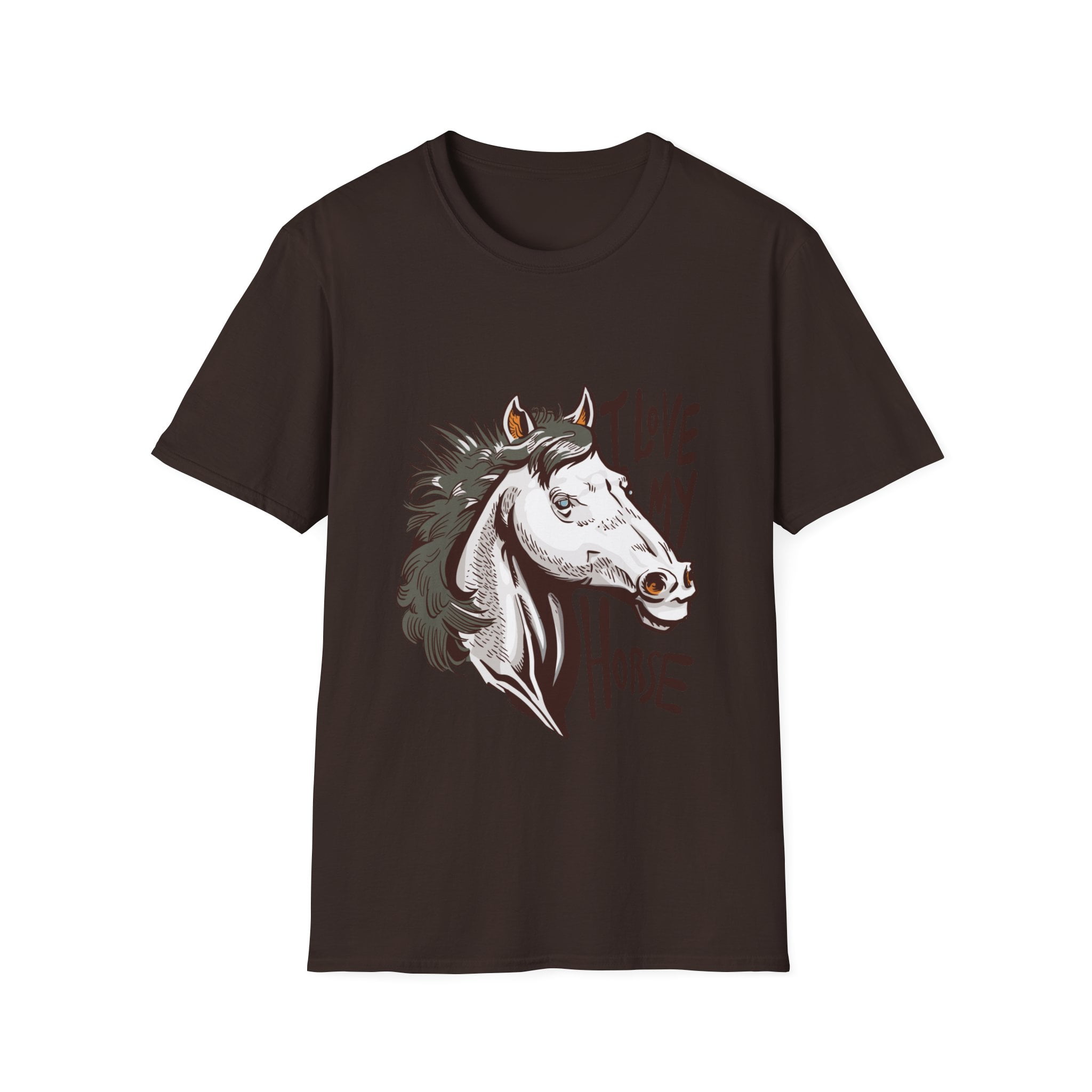Love My Horse Motivational Equestrian Novelty TShirt