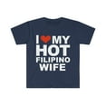 thumbnail image 1 of Love My Hot Filipina Wife Marriage Husband Philippines Unisex Tshirt S-3XL, 1 of 2