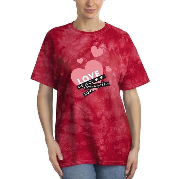 Love My Idol Tie Dye Crystal Women -Image by Shutterstock, Female Small