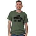 thumbnail image 1 of Love My Smokin Hot Wife Funny Spouse Men's Graphic T Shirt Tees Brisco Brands S, 1 of 6
