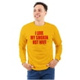 thumbnail image 1 of Love My Smokin Hot Wife Funny Spouse Men's Long Sleeve Tee T Shirt Brisco Brands M, 1 of 6