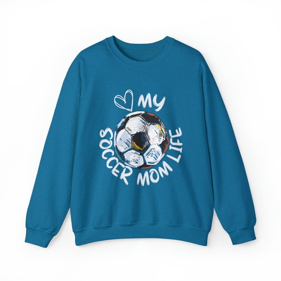 Love My Soccer Mom Life Unisex Heavy Blend™ Crewneck Sweatshirt