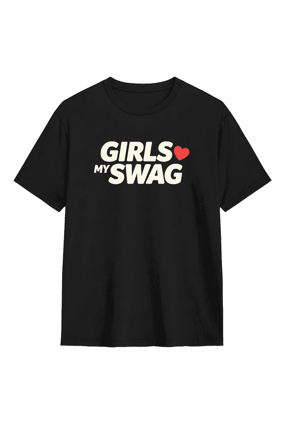 Love My Swag Vintage Graphic Tee for Men, Fun Party Cotton Short Sleeves T-Shirt