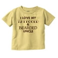 thumbnail image 1 of Love My Tattooed And Bearded Uncle Toddler Boy Girl T Shirt Infant Toddler Brisco Brands 3T, 1 of 6