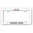 thumbnail image 1 of Love My Yorkshire Terrier 6 x 12 inch Novelty Metal License Plate Frame -Smart Blonde LPF-223, 1 of 1