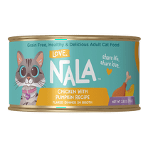 Love, Nala Flaked Chicken with Pumpkin Recipe in Broth Adult Wet Cat Food