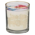 thumbnail image 1 of With Love Natural Soy Wax Scented Candle W/ Essential Oils, White &amp; Gold Glass Jar W/ Cotton Wick - You Are Amazing , (Hardcover), 1 of 1
