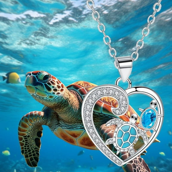 Love Necklace Turtle Gift For Mom