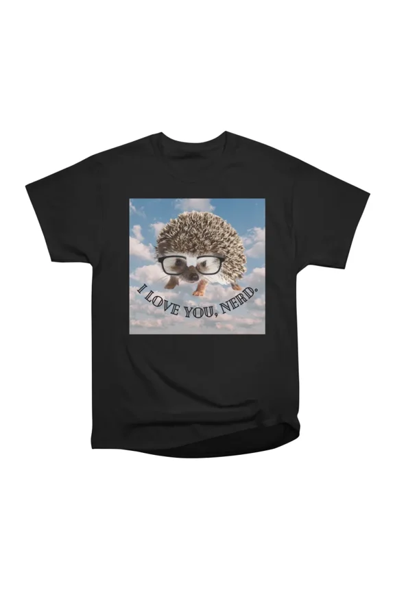 Love Nerd T-Shirt Tee Gift For Him Merch For Her Apparel For Friend
