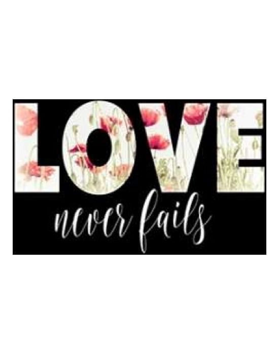 Love Never Fails Floral Canvas Art - Tara Moss (22 x 28)