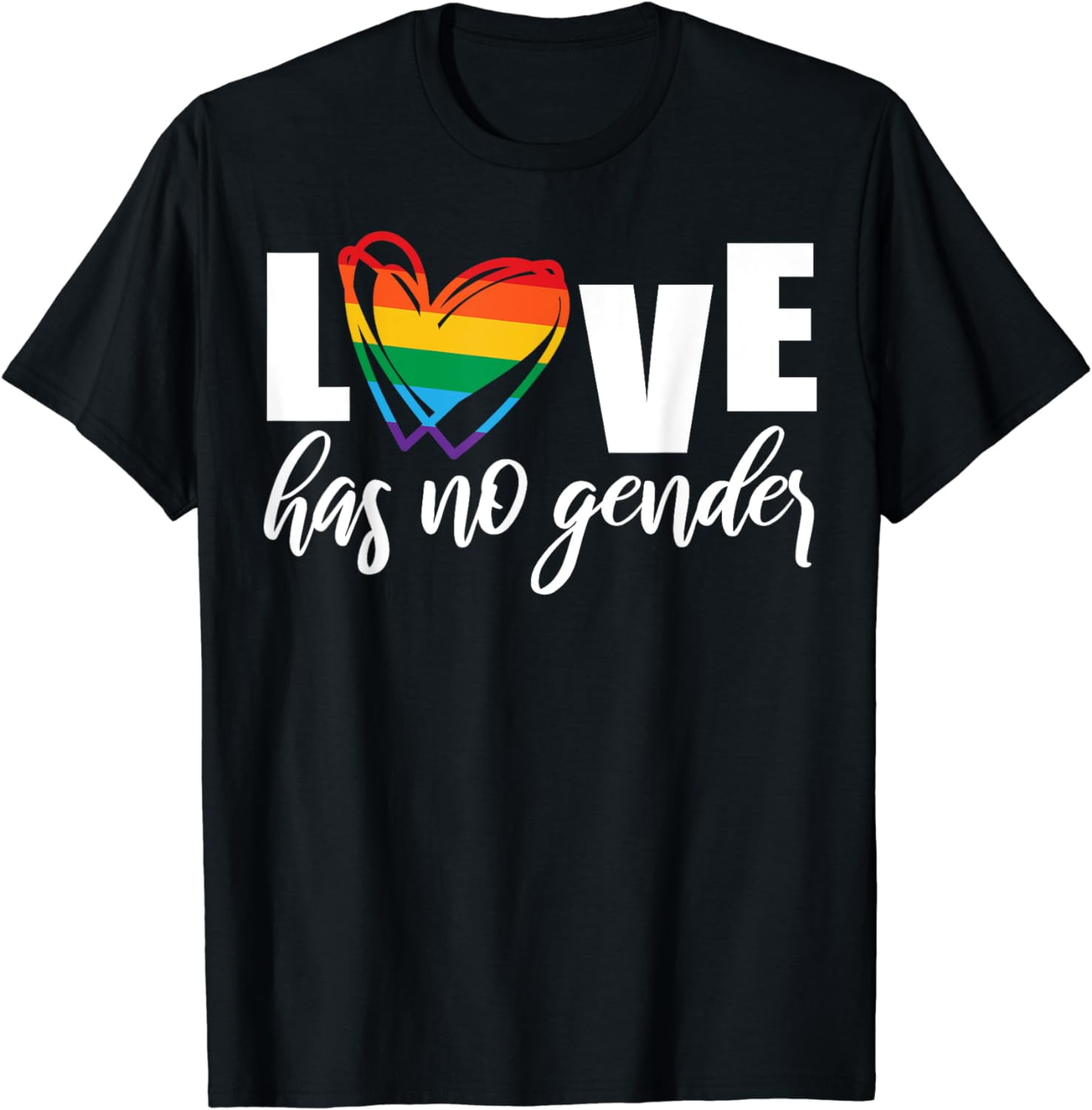Love No Gender Pride Parade 2024 2025 Graphic Tshirt TShirt