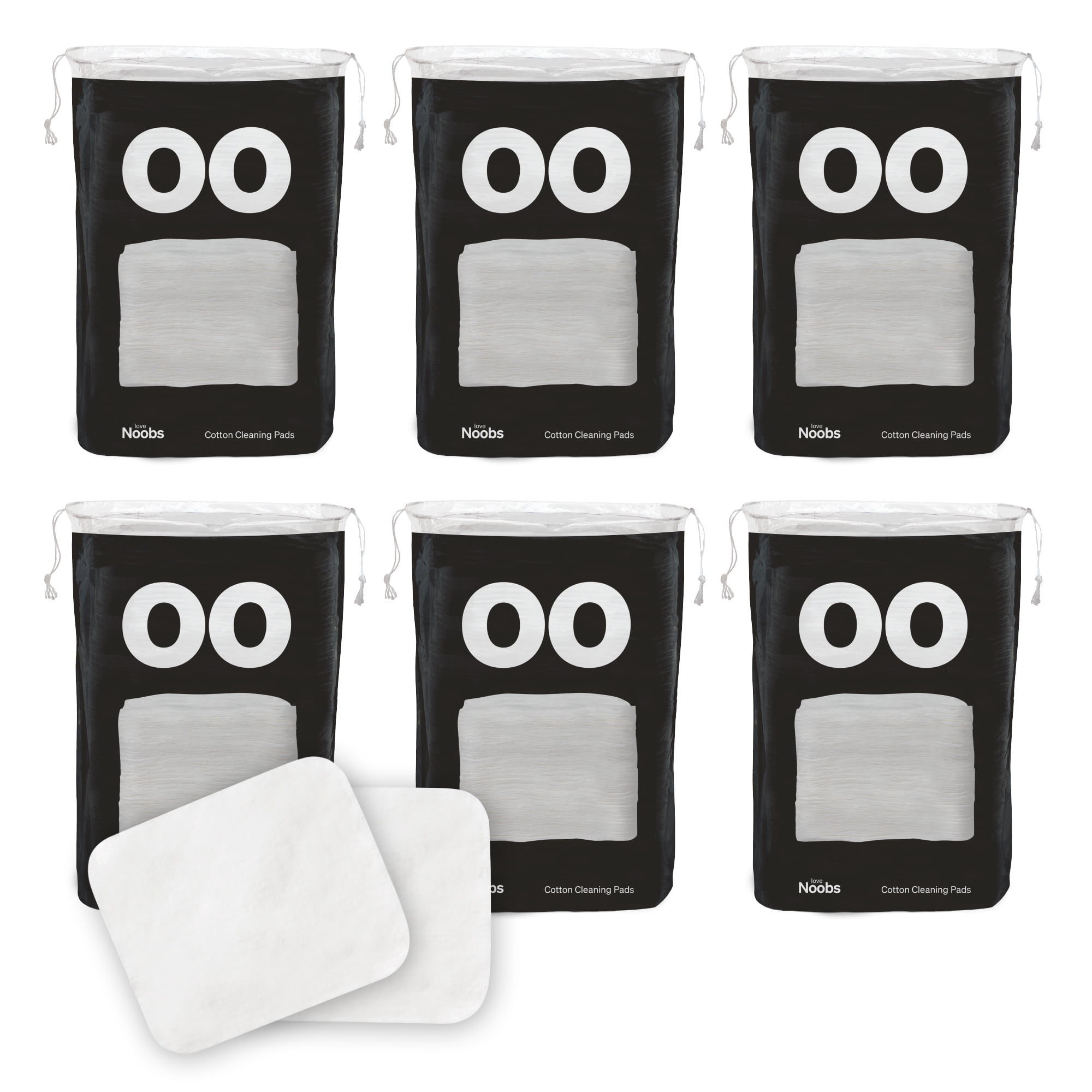 Love Noobs Baby Cotton Pads, Organic for Sensitive Skin, Biodegradable