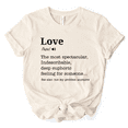 thumbnail image 1 of Love: Not My Problem Anymore Definition T-Shirt, Sarcastic Gift Tee for Exes, 1 of 14