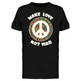thumbnail image 1 of Love, Not War T-Shirt Men -Image by Shutterstock, Male 3X-Large, 1 of 2