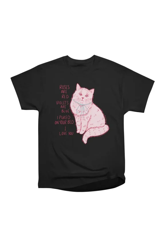 Love Note From The Cat T-Shirt Tee Gift For Him Merch For Her Apparel For Friend