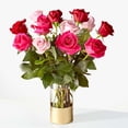 thumbnail image 1 of Love Notes Rose Bouquet - Standard - 12 Roses, 1 of 4
