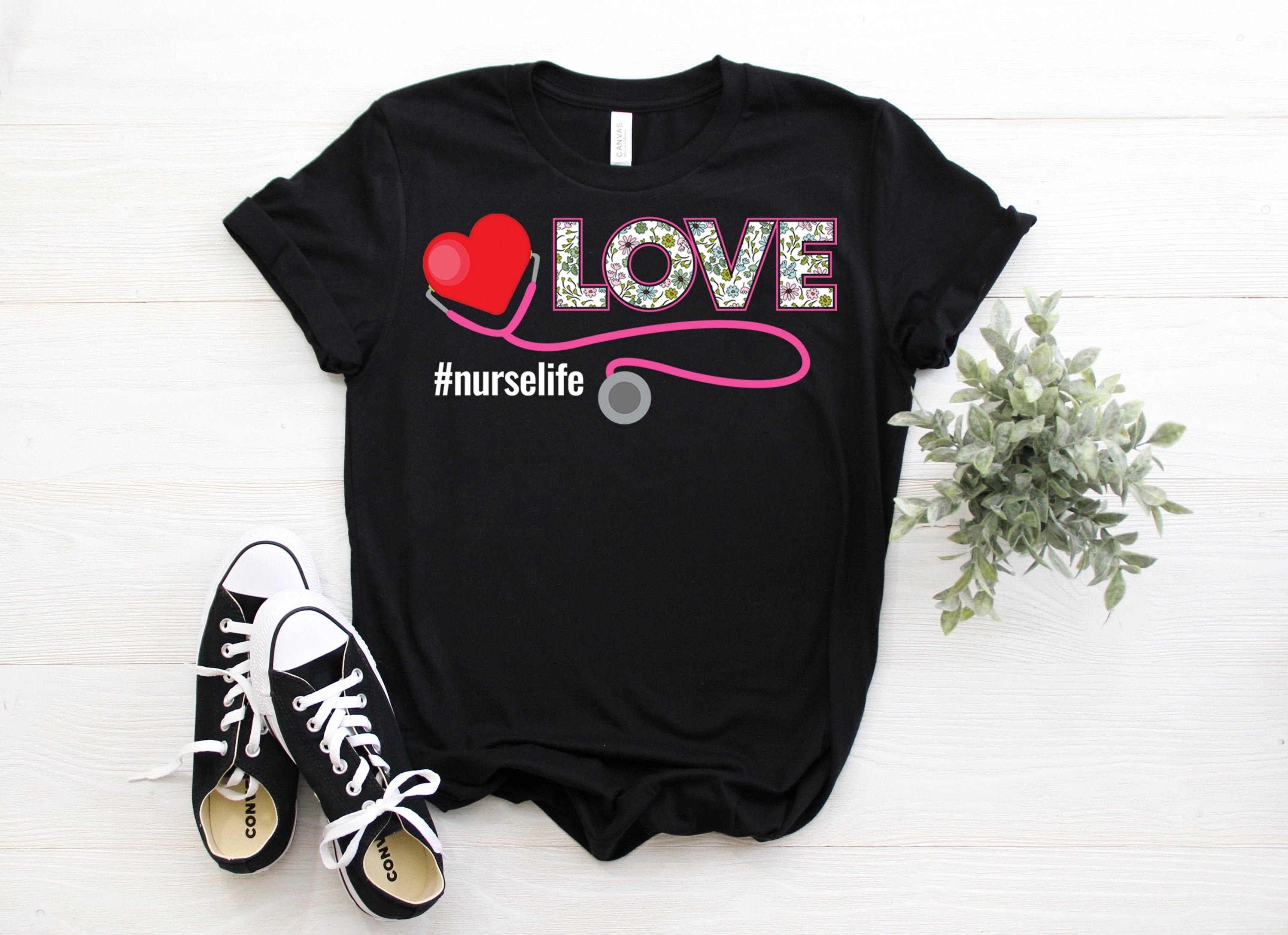 Love Nurse Appreciation Support Nursing Life T-Shirt, Clinical RN LPN Medical Stuff Shirts, Emergency Workers Gifts, Nurses School TShirt,