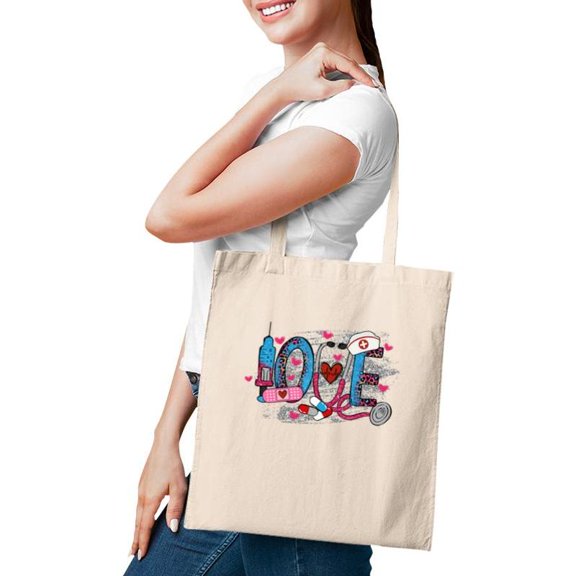 Love Nurse Great Impression Gift For Human New 2022 Tote Bags