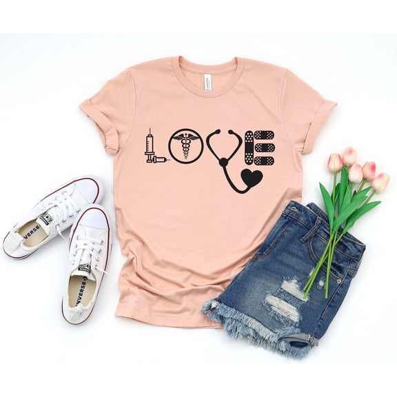 Love Nurse Shirt, Nurse T-shirt, Nurse Tees, Unisex, Cute Nurse Shirts, Nurse Appreciation