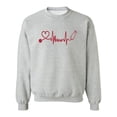 thumbnail image 1 of Love Nurses Crewneck Sweatshirt, 1 of 4