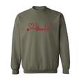 thumbnail image 1 of Love Nurses Crewneck Sweatshirt, 1 of 3