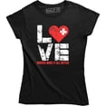 thumbnail image 1 of Love Nurses Make It All Better - Medical First Aid Nursing Wome's Tee, 1 of 4