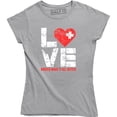 thumbnail image 1 of Love Nurses Make It All Better - Medical First Aid Nursing Wome's Tee, 1 of 4