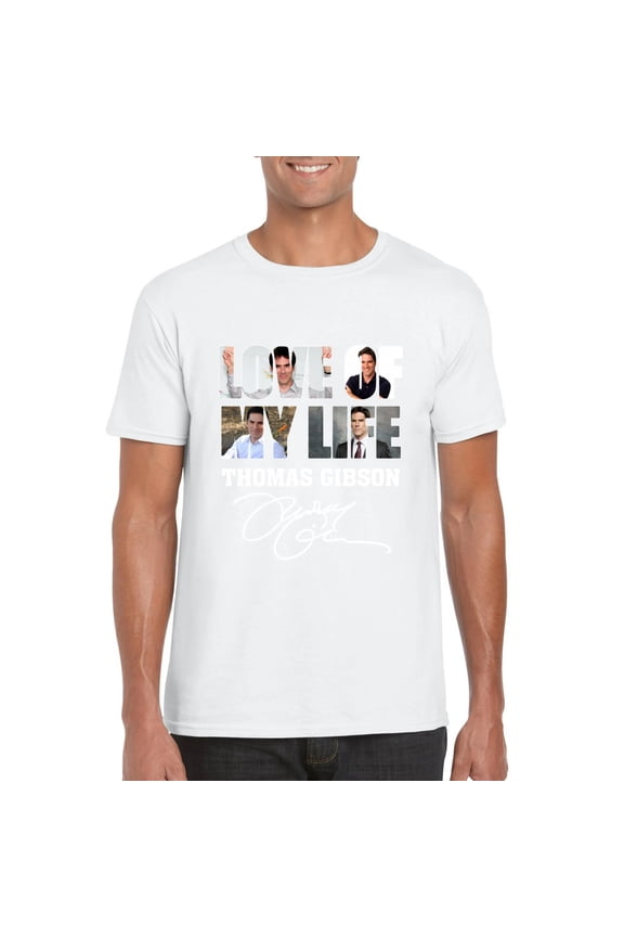 Love Of My Life Thomas Gibson Actor Criminal Minds Dharma T-Shirt, for men & women, up to size 5XL