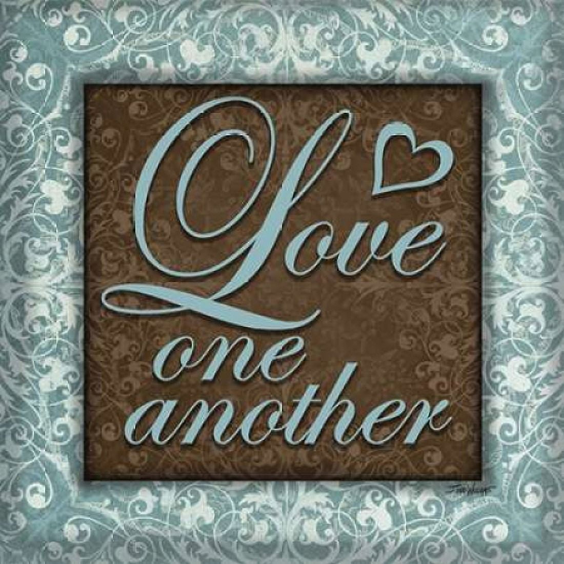 Love One Another Canvas Art - Todd Williams (24 x 24)