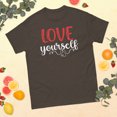 thumbnail image 1 of Love Only Yourself Inspirational Motivational Quote Graphic classic tee (Dark Chocolate, 3XL), 1 of 4
