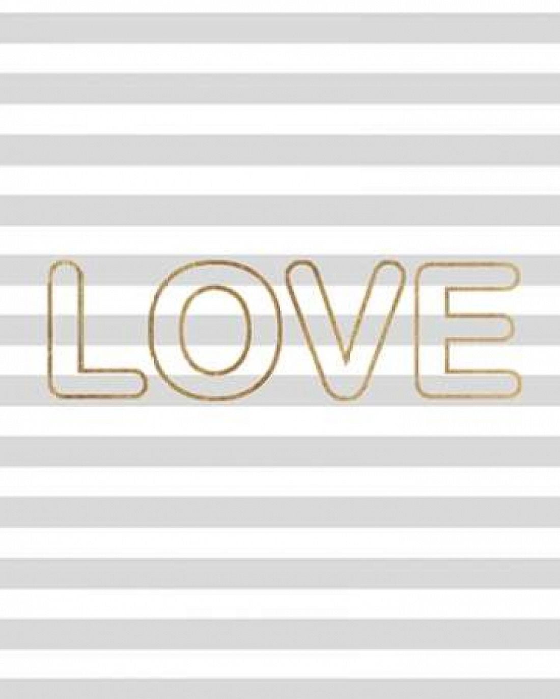 Love Outlined Canvas Art - Miyo Amori (22 x 28)
