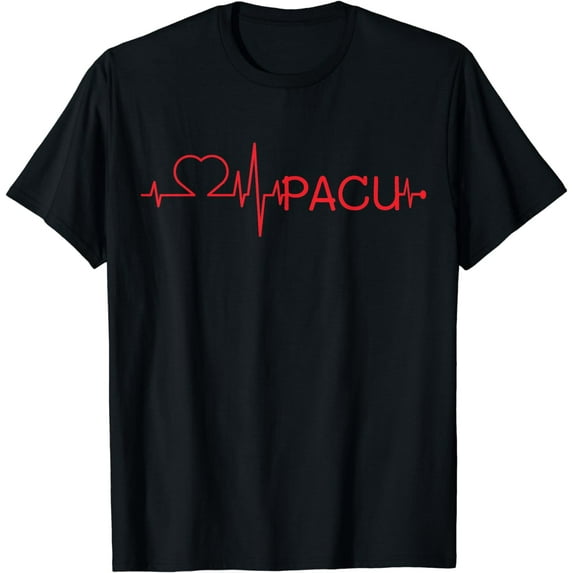 Love PACU Heart beat doctor nurse hospice workers cool T-Shirt