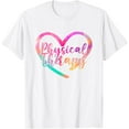 thumbnail image 1 of Love PTA Doctor Heart Physical Valentines Day Gift Therapy T-ShirtMen's and women's pure cotton short-sleeved shirts, 1 of 7