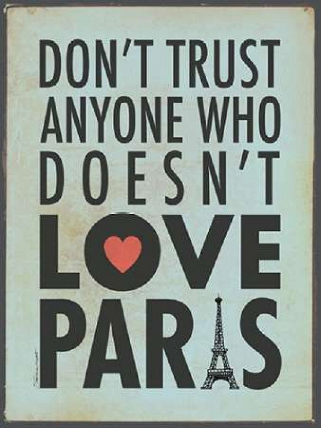 Love Paris Canvas Art - Stephanie Marrott (18 x 24)