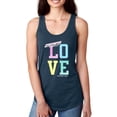 thumbnail image 1 of Love Pastel Colors  Racerback Tank Women -Image by Shutterstock, Female Small, 1 of 4