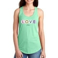 thumbnail image 1 of Love Pastel Dots Colors Racerback Tank Women -Image by Shutterstock, Female Large, 1 of 4