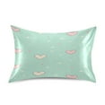 thumbnail image 1 of Love Pattern Satin Pillowcase 20''x26'' Double-Sided Print Soft Wrinkle Resistant, 1 of 9