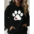 thumbnail image 1 of Love Paw Women's Hoodies, 1 of 6